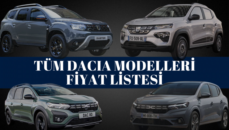 Dacia Fiyat Listesi 2024 | Sandero, Stepway, Duster, Jogger ve Spring Temmuz Ayı Güncel Fiyatlar
